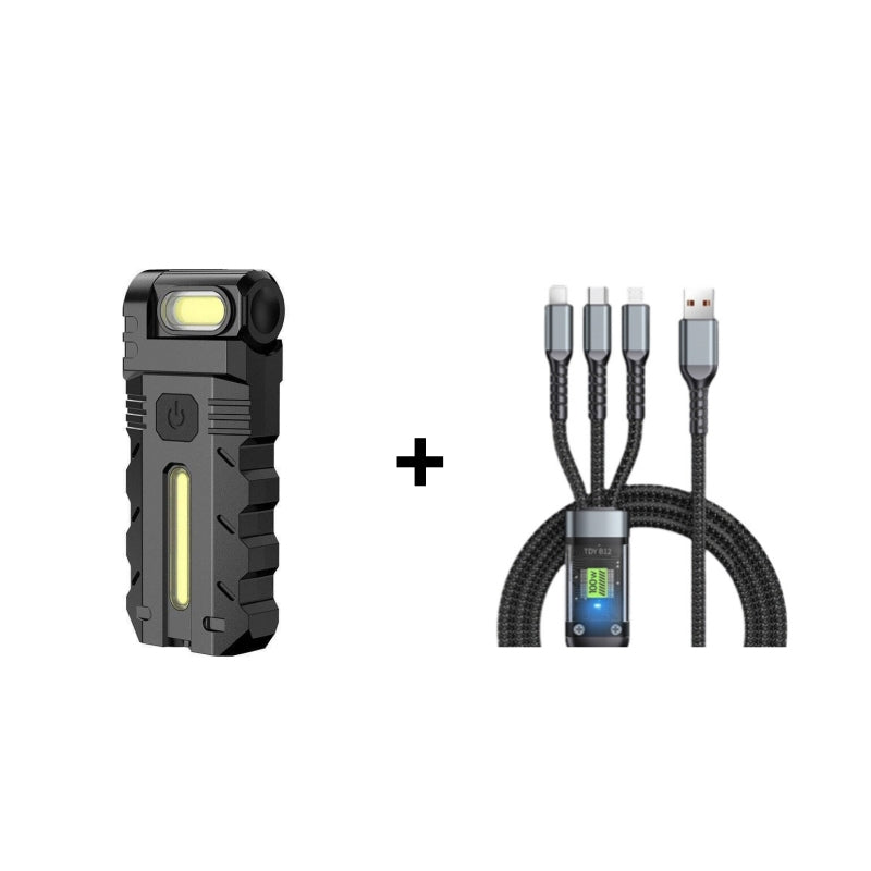 ๐ 50% OFF! ๐ 180ยฐ Rotating Head LED Work Light โ Dual Beam, Magnetic Base & USB-C Rechargeable