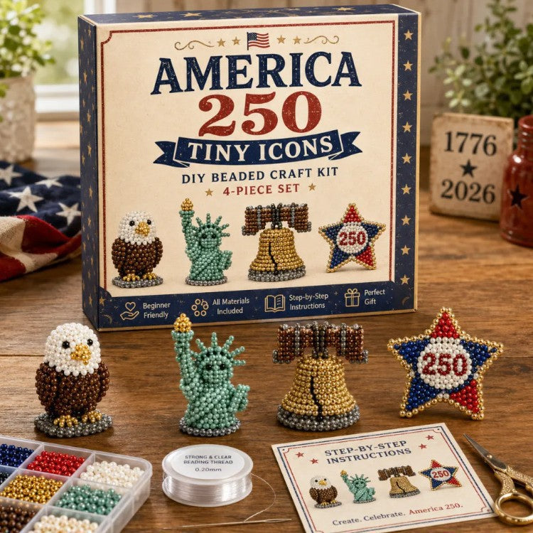 🔥Last Day 49% OFF - 🧵✨Tiny 3D Beaded Animal DIY Kit