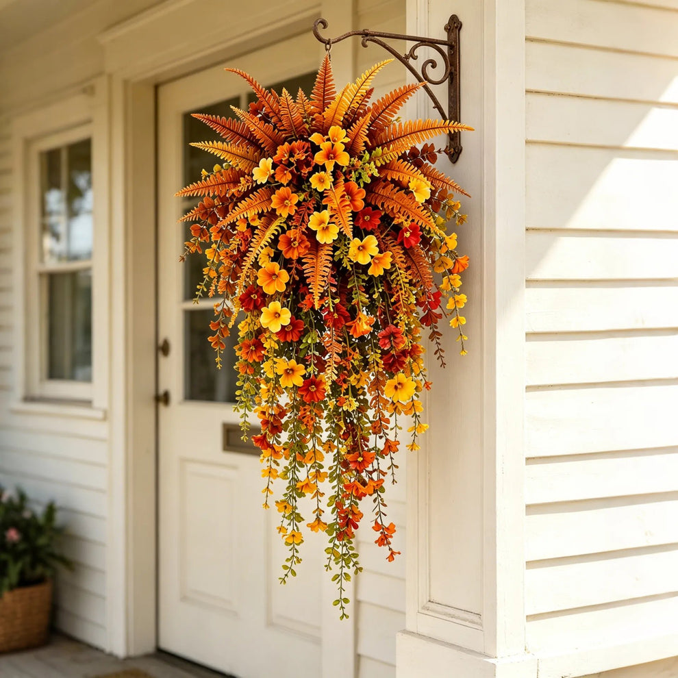 🔥On Sale Only Today 🍂 Artificial Fern for Autumn Outdoor Decor– Autumn Porch & Door Decoration
