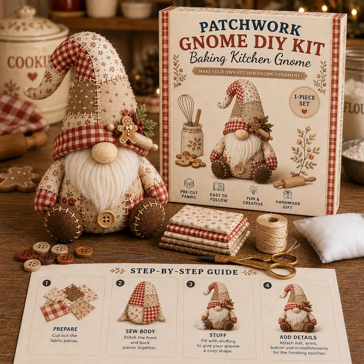 🧵DIY Patchwork Animal Kit – Create Your Own Adorable Animals