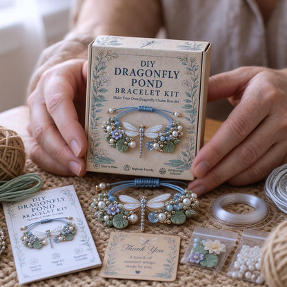 🔥50% Off Last Day - BUY 3 GET 1 FREE-🦋🌼Enchanted Garden Charm Bracelet DIY Kit Series✨🐝🐞