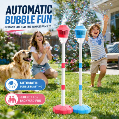 🫧Adjustable Standing Bubble Machine – Fun for Kids, Perfect for Parties & Outdoor Atmosphere Lighting 🎉