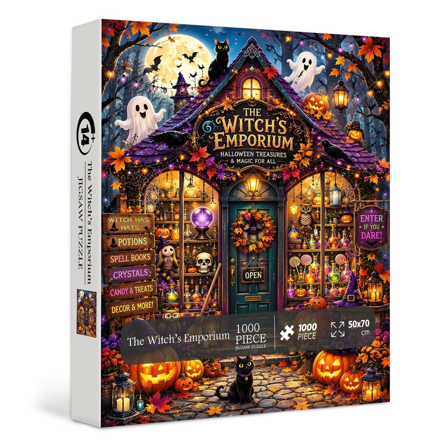 Create, Learn, and Enjoy Halloween Together with a Hands-On Puzzle Craft 🎃👨‍👩‍👧‍👦✨