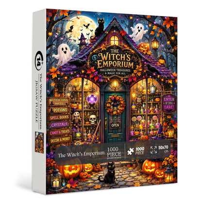 Create, Learn, and Enjoy Halloween Together with a Hands-On Puzzle Craft 🎃👨‍👩‍👧‍👦✨