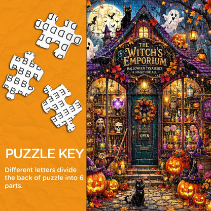Create, Learn, and Enjoy Halloween Together with a Hands-On Puzzle Craft 🎃👨‍👩‍👧‍👦✨