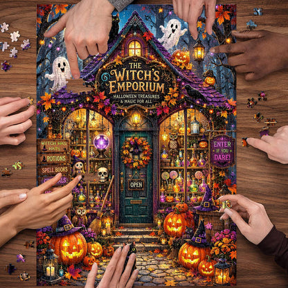 Create, Learn, and Enjoy Halloween Together with a Hands-On Puzzle Craft 🎃👨‍👩‍👧‍👦✨