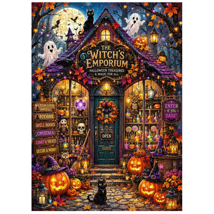 Create, Learn, and Enjoy Halloween Together with a Hands-On Puzzle Craft 🎃👨‍👩‍👧‍👦✨
