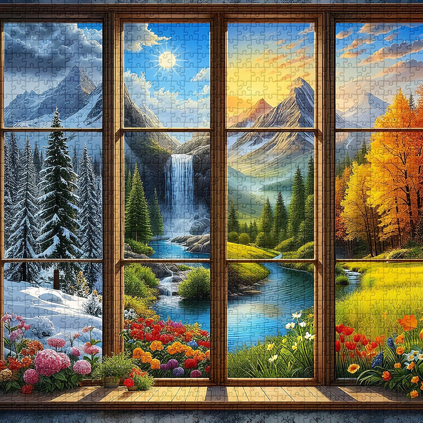 Create a Beautiful Healing Landscape with Your Own Hands 🏞️✨ A Fun Way to Relax