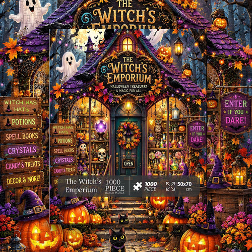 Create, Learn, and Enjoy Halloween Together with a Hands-On Puzzle Craft 🎃👨‍👩‍👧‍👦✨