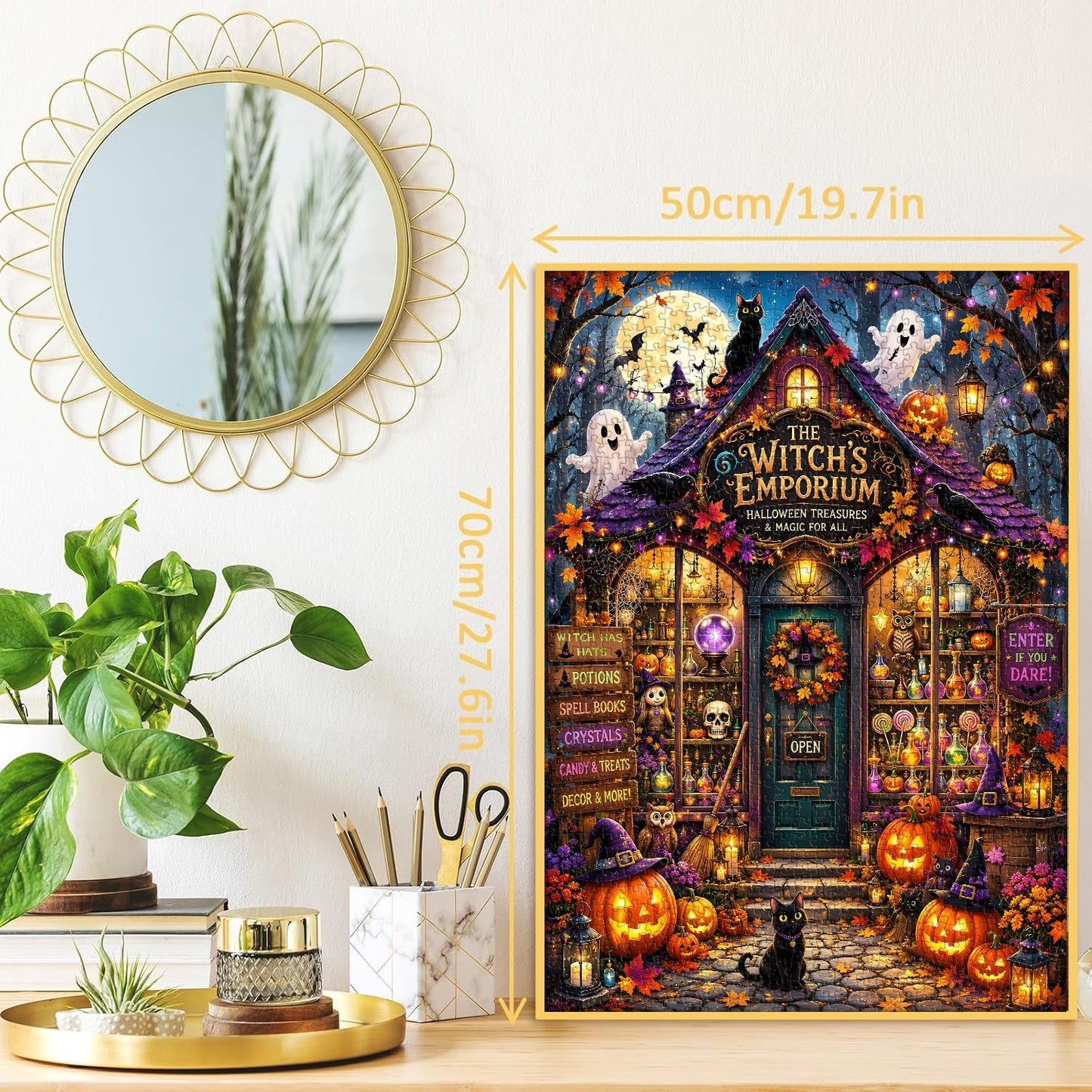 Create, Learn, and Enjoy Halloween Together with a Hands-On Puzzle Craft 🎃👨‍👩‍👧‍👦✨