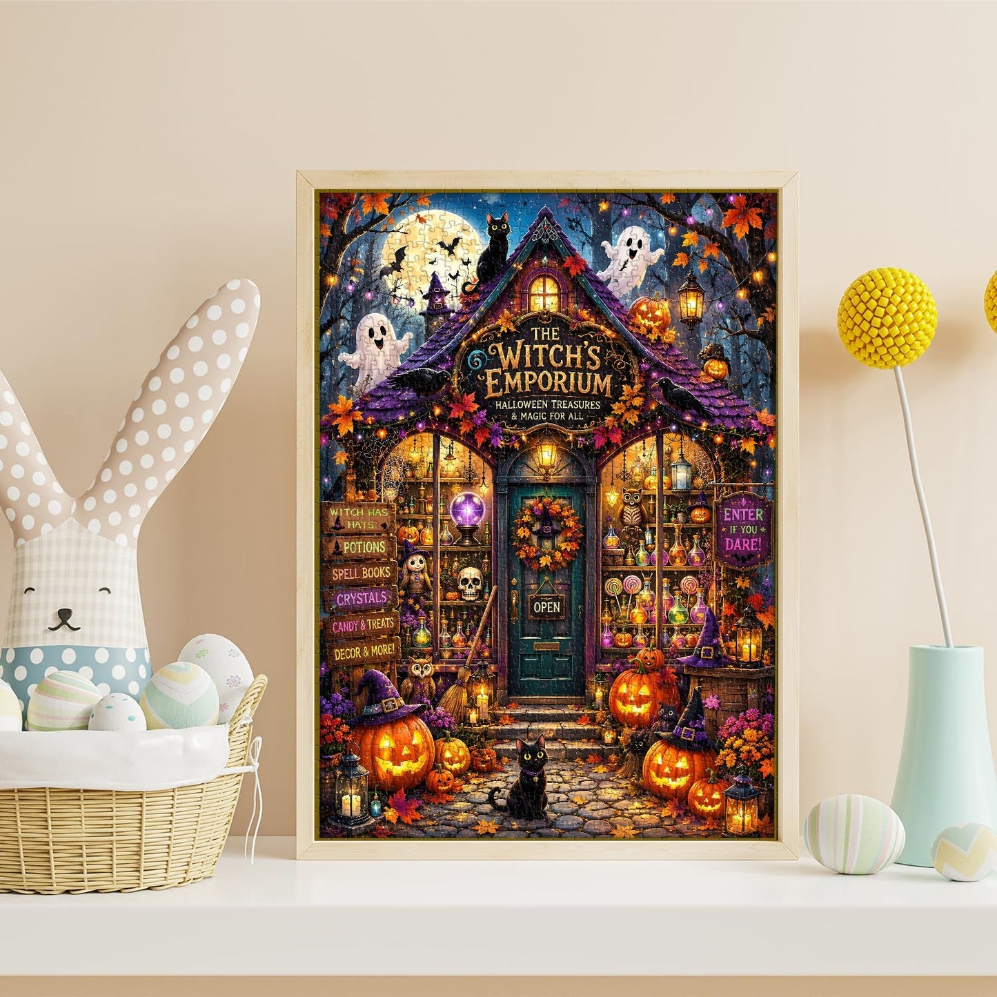 Create, Learn, and Enjoy Halloween Together with a Hands-On Puzzle Craft 🎃👨‍👩‍👧‍👦✨