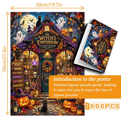 Create, Learn, and Enjoy Halloween Together with a Hands-On Puzzle Craft 🎃👨‍👩‍👧‍👦✨