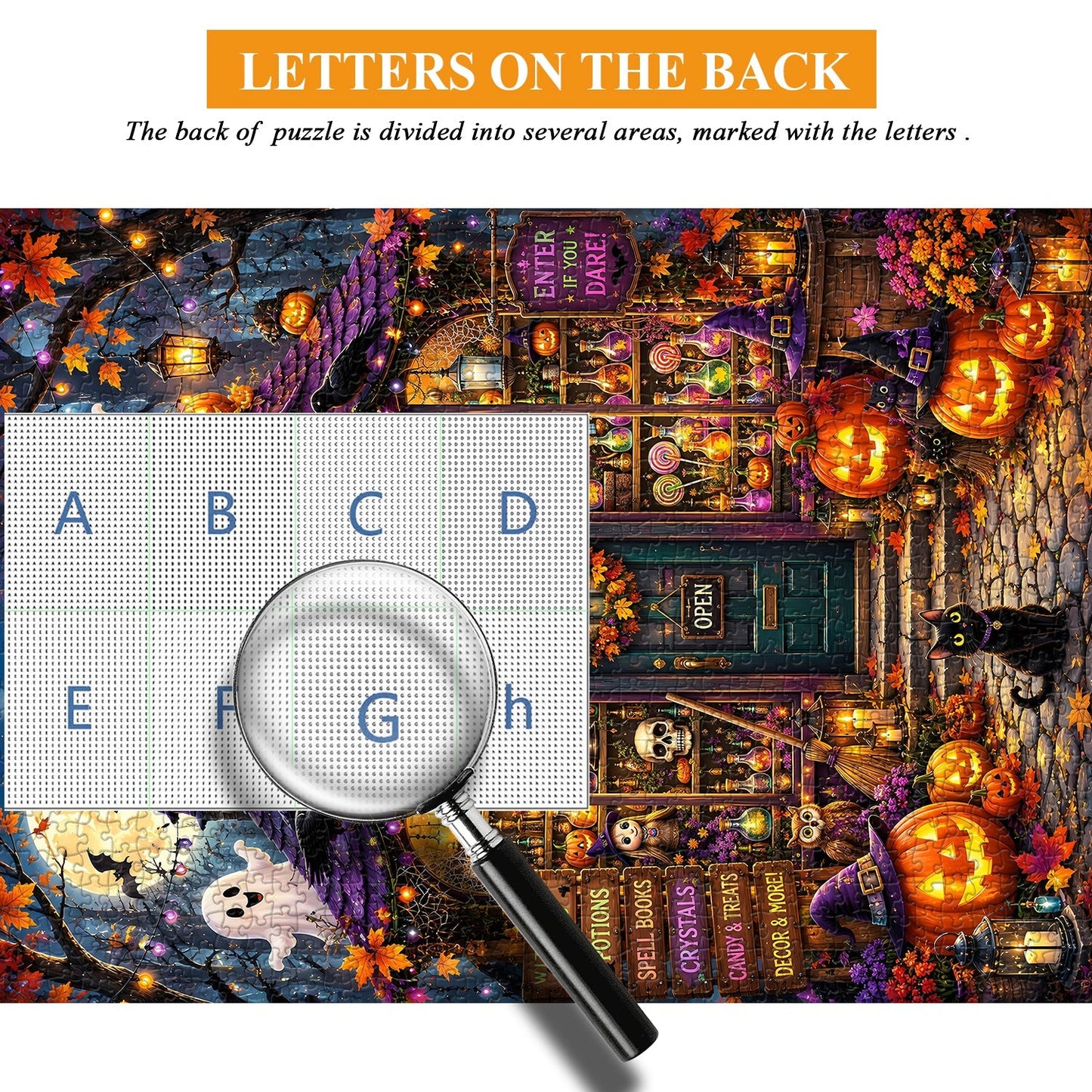 Create, Learn, and Enjoy Halloween Together with a Hands-On Puzzle Craft 🎃👨‍👩‍👧‍👦✨