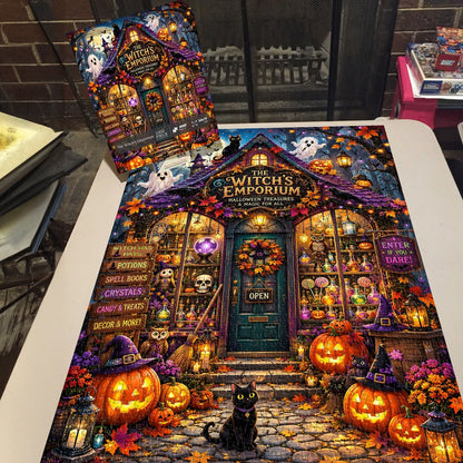 Create, Learn, and Enjoy Halloween Together with a Hands-On Puzzle Craft 🎃👨‍👩‍👧‍👦✨