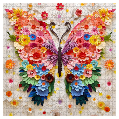Exquisite Paper Art: Create, Relax, and Unwind with a Colorful Animal Puzzle 🧩✨🌿