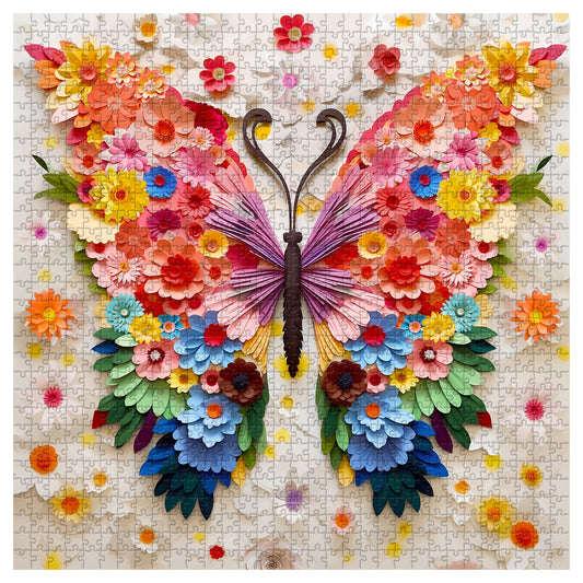 Exquisite Paper Art: Create, Relax, and Unwind with a Colorful Animal Puzzle 🧩✨🌿
