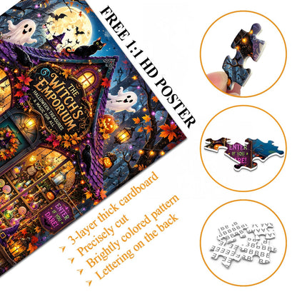 Create, Learn, and Enjoy Halloween Together with a Hands-On Puzzle Craft 🎃👨‍👩‍👧‍👦✨