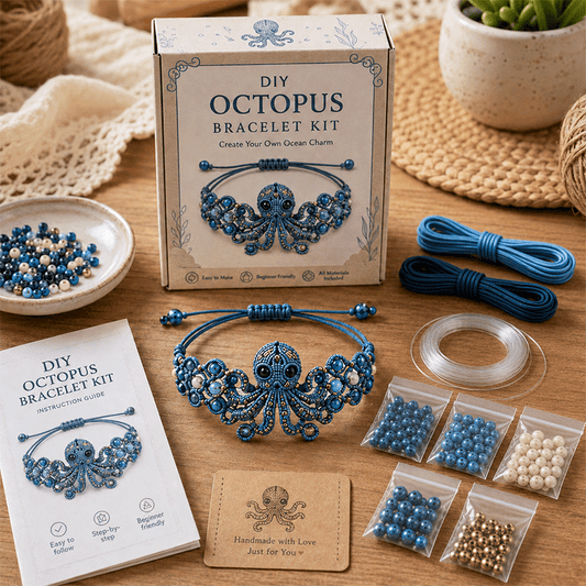 DIY Beaded Bracelet Making Kit 💎✨ – Relaxing Jewelry Craft Set for Beautiful Handmade Bracelets