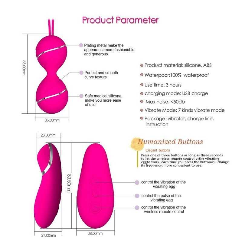 🔥 2026 Best Seller 💞 Wireless Remote Control Vibrating Egg with 7 Intense Modes
