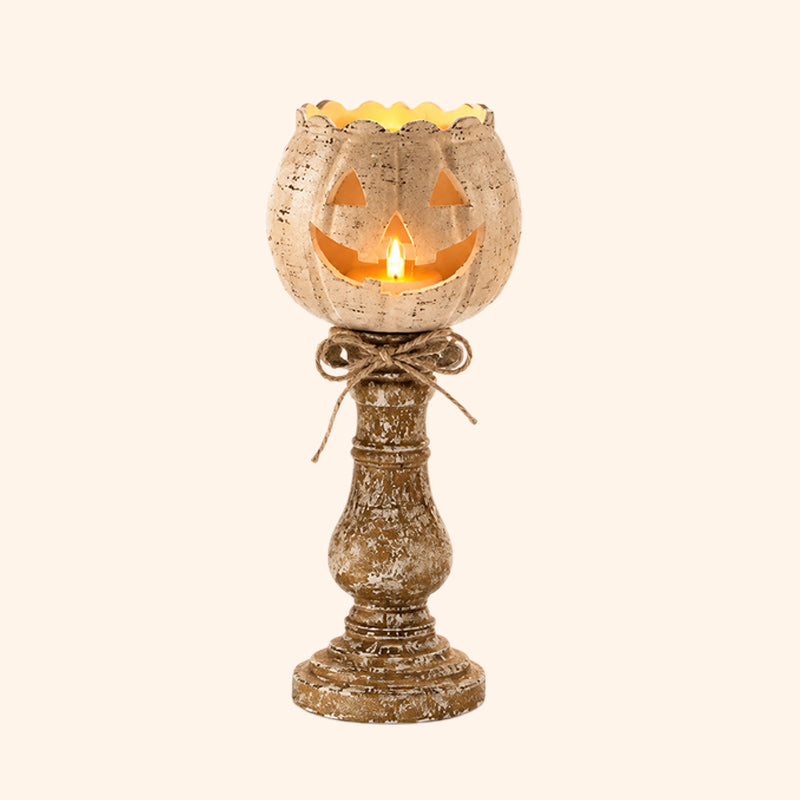 🕯️ Create the coziest autumn atmosphere in your home: Pumpkin Candlestick 🎃