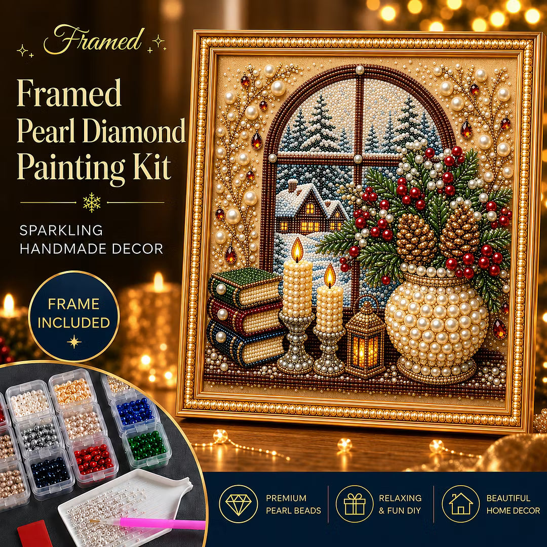 DIY Framed Christmas Pearl Art Kit