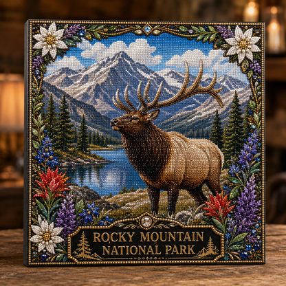 America’s National Parks Pearl Art Kit 🏞️✨ – DIY Beaded Landscape Wall Art