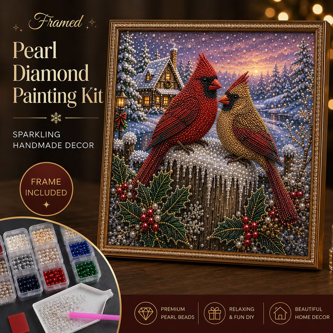 DIY Framed Christmas Pearl Art Kit