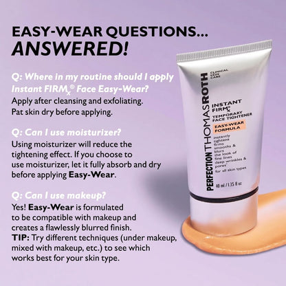 Instant Firming Temporary Face Tightener Easy-Wear Formula