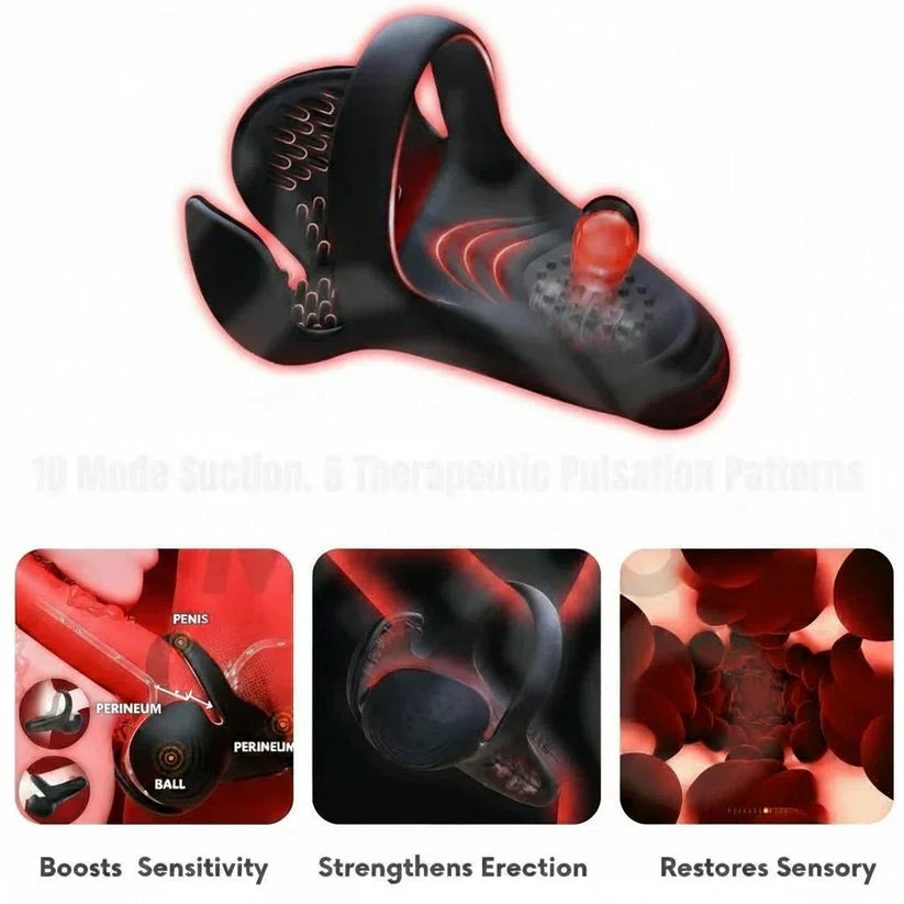 💥New on sale 2026 💞 Vibrating Electric Male Masturbation Lock Ring (Charging)