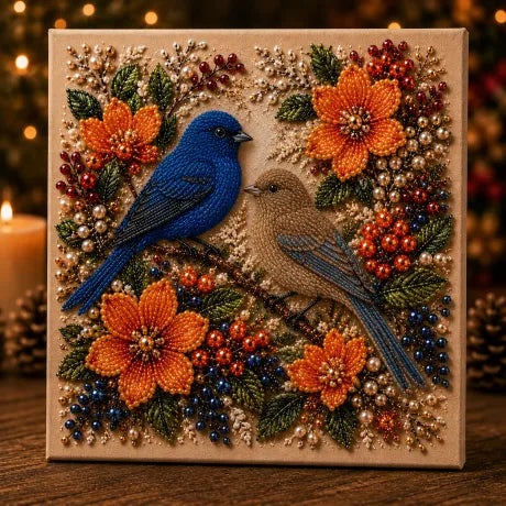 📈🔥2026 Top Picks🐦 Cardinal Winter Pearl Art DIY Kit