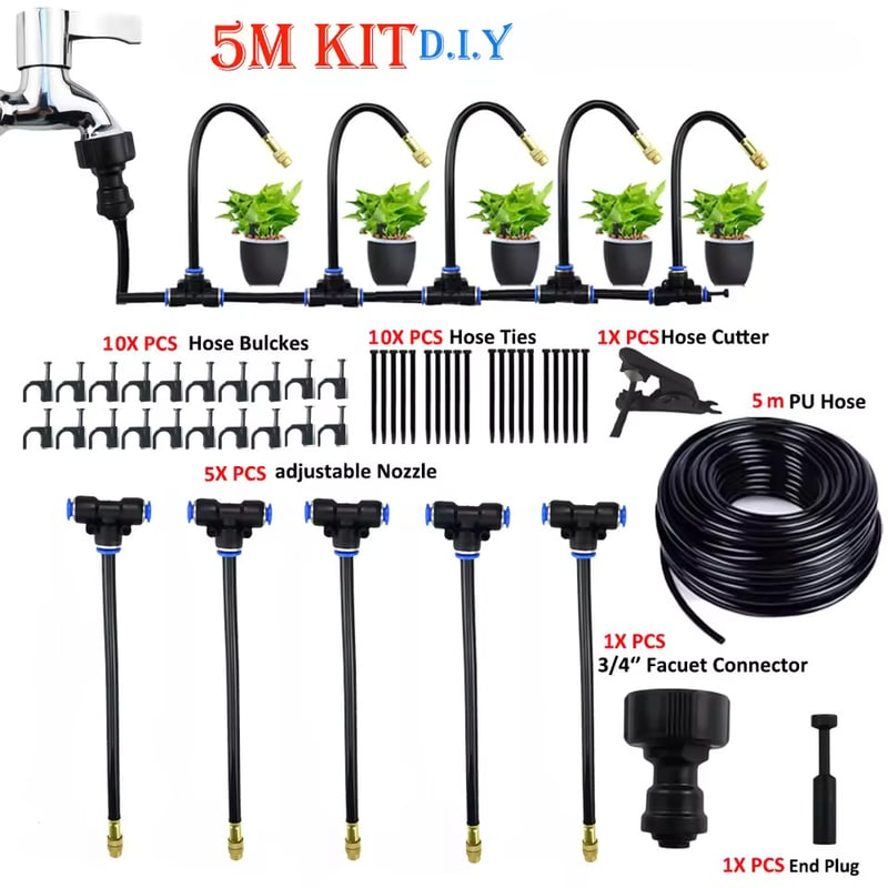16.4FT/5M(5 Nozzles)
