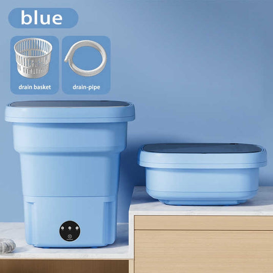 Portable Folding Washing Machine - Mini Travel Washer