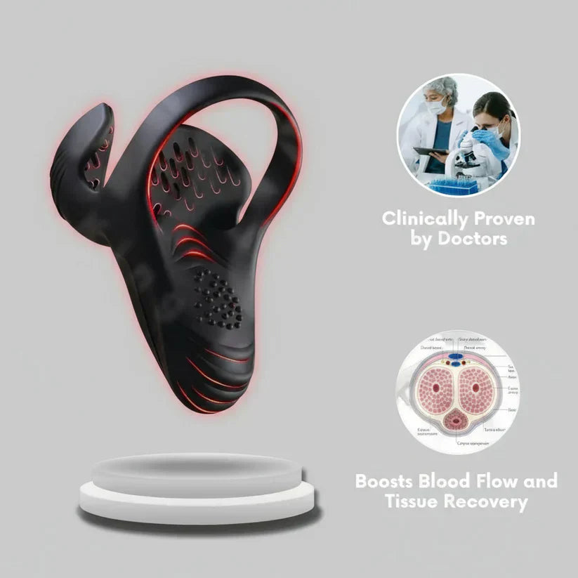 💥New on sale 2026 💞 Vibrating Electric Male Masturbation Lock Ring (Charging)