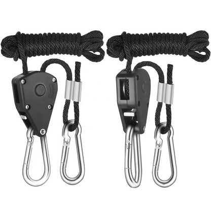 1/8 Inch Adjustable Rope Ratchet Hanger (2-Pack)