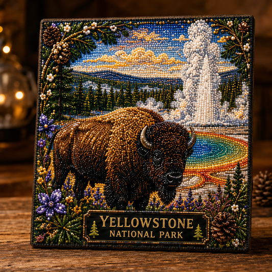 America’s National Parks Pearl Art Kit 🏞️✨ – DIY Beaded Landscape Wall Art