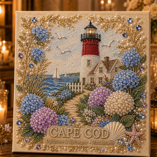 Timeless American Destinations Pearl Art Kit 🗽🏞️ – DIY Beaded Travel‑Inspired Wall Art