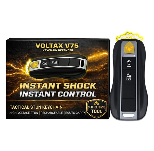 💥 2026 Flash Sale 50% OFF ️🔦Voltax 75M Stun Car Keychain ⚡