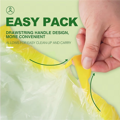 SÖNGREE 4 Gallon Drawstring Trash Bags 60 Count