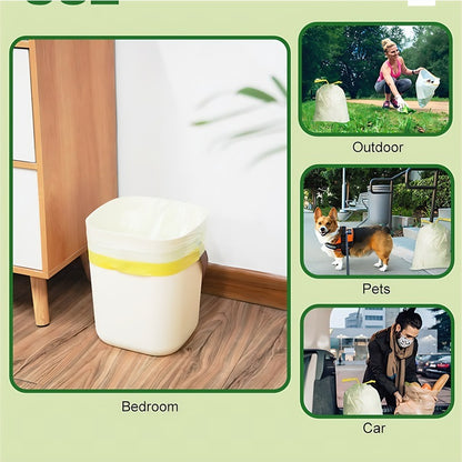 SÖNGREE 4 Gallon Drawstring Trash Bags 60 Count