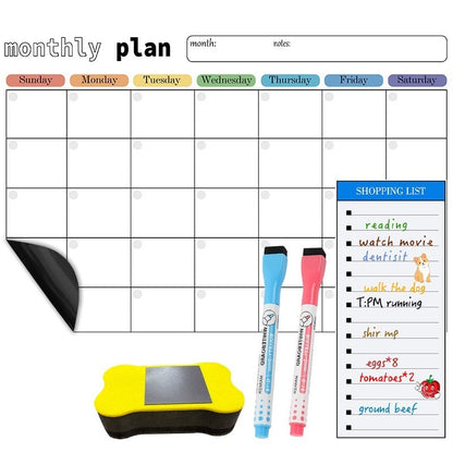 Magnetic Fridge Calendar Board Set