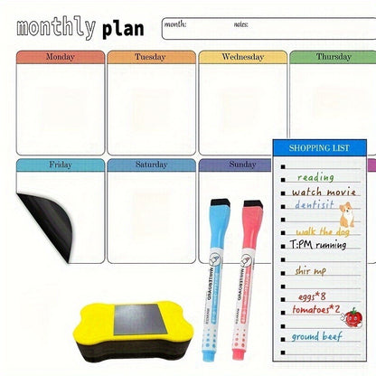 Magnetic Fridge Calendar Board Set