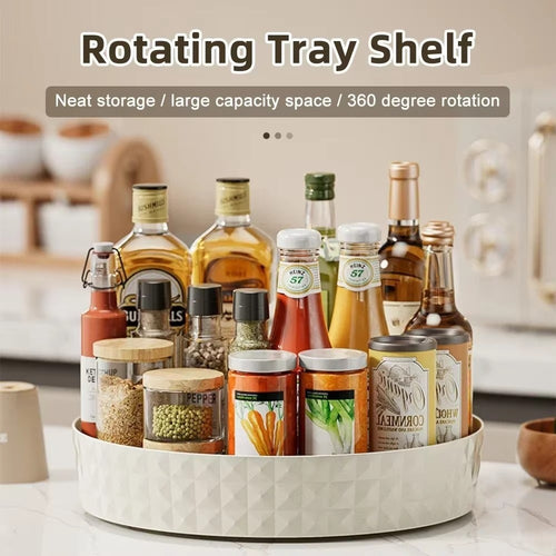 360° Rotating Spice Rack Organizer