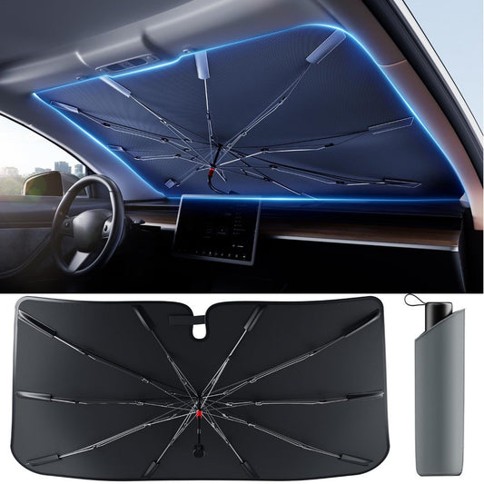 Foldable Car Windshield Sun Shade Umbrella
