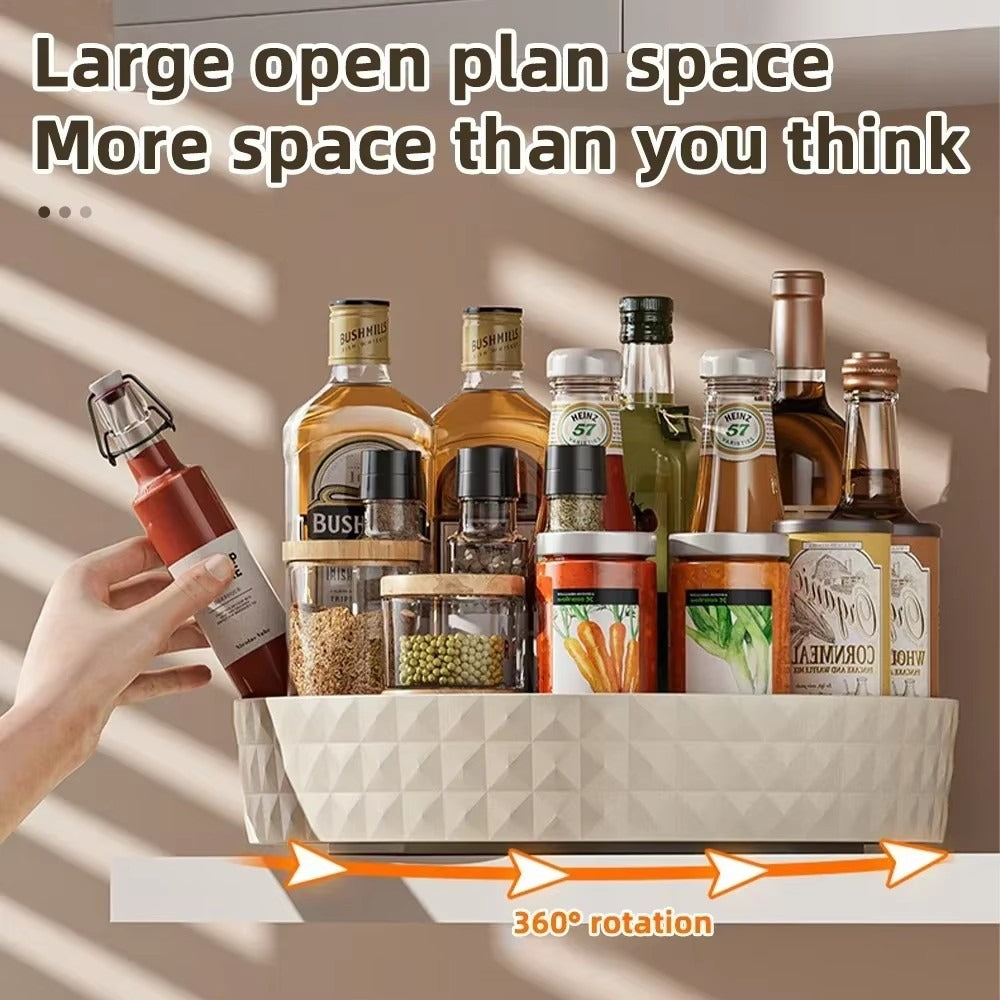 360° Rotating Spice Rack Organizer