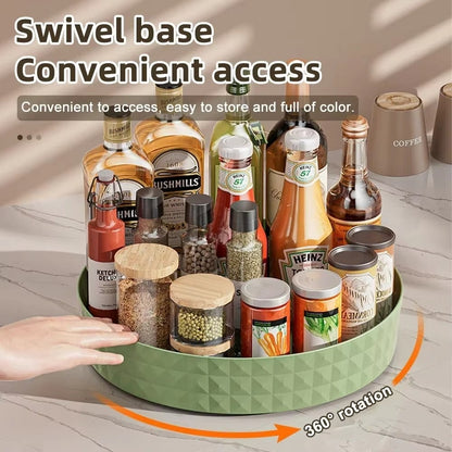 360° Rotating Spice Rack Organizer