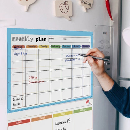 Magnetic Fridge Calendar Board Set