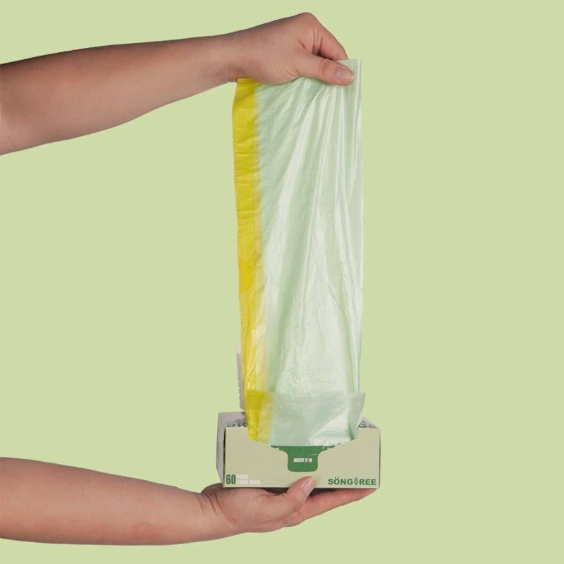 SÖNGREE 4 Gallon Drawstring Trash Bags 60 Count