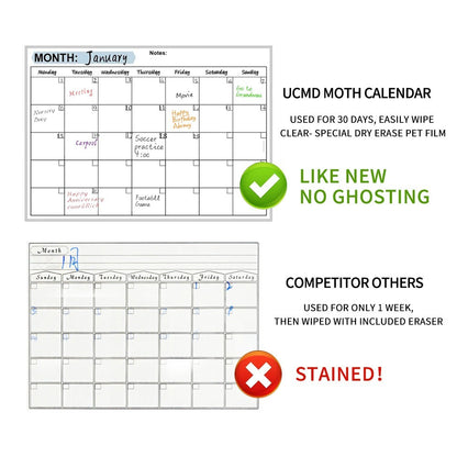 Magnetic Fridge Calendar Board Set