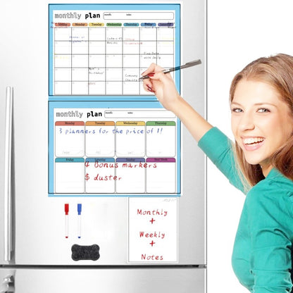 Magnetic Fridge Calendar Board Set