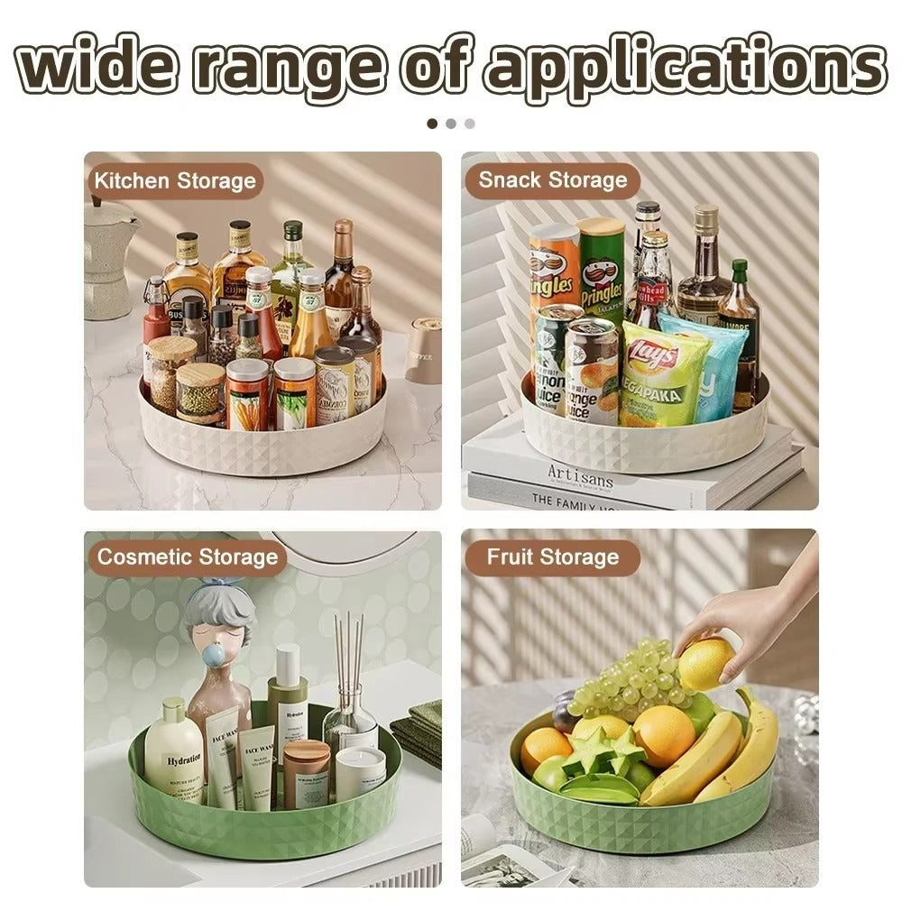 360° Rotating Spice Rack Organizer